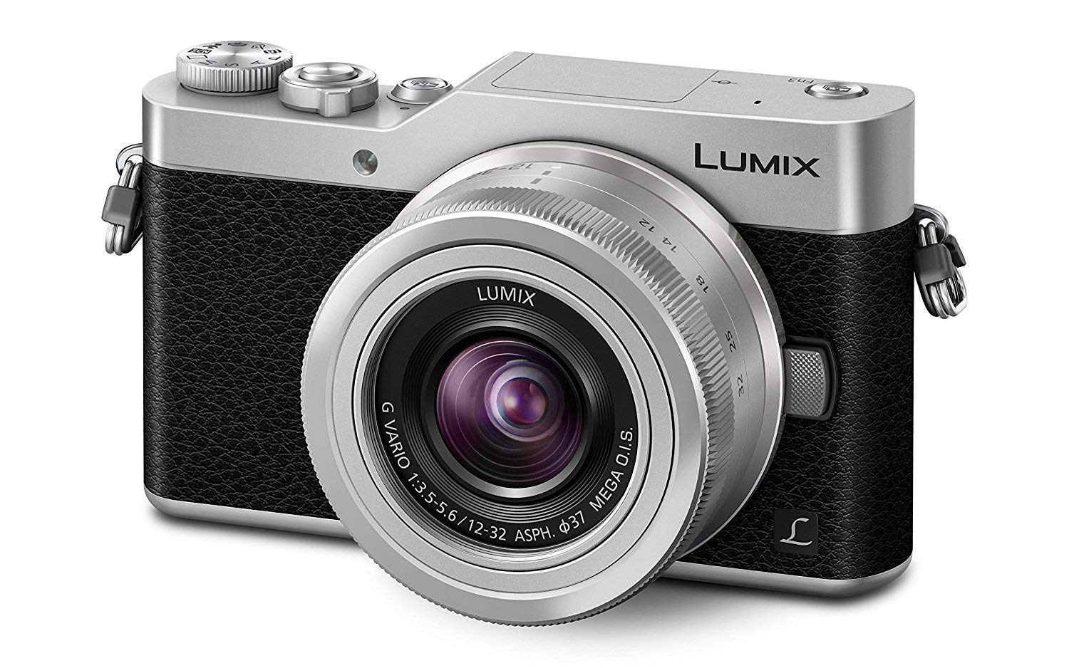 Panasonic LUMIX G DC-GX800KEGS Fotocamera Digitale Mirrorless 4K, Obiettivo LUMIX G VARIO 12-32mm F3.5-5.6 con Stabilizzatore MEGA OIS, Tiltable Monitor LCD Touch da 3, Flash Integrato, Wi-Fi, Argento