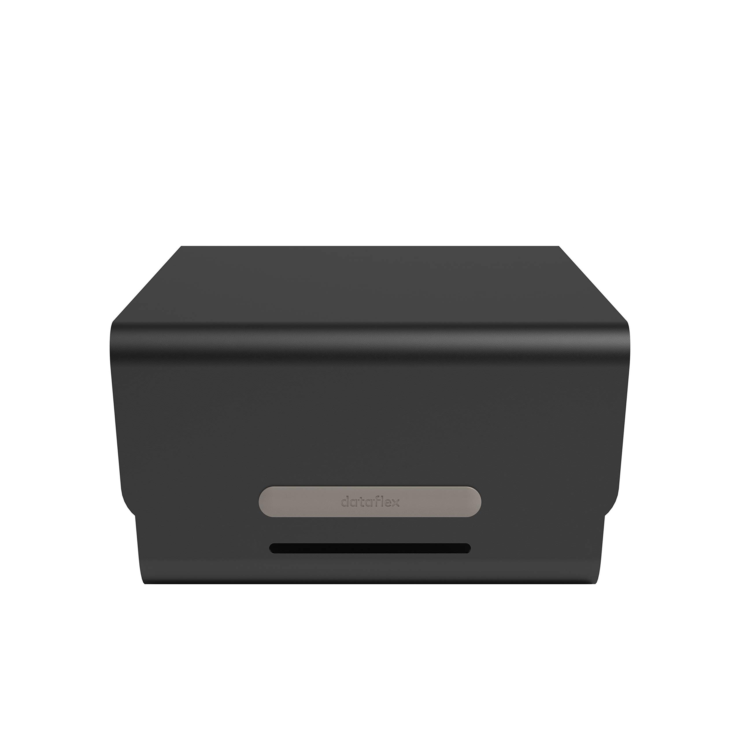 Dataflex Bento® Rialzo Monitor - Regolabile 123 Nero - Supporto per monitor con 3 regolazioni in altezza, fino a 20 kg, robusto e privo di graffi, perfetto con la cassetta porta oggetti Bento®