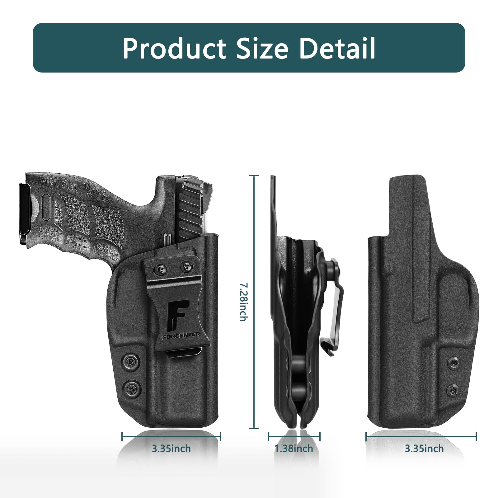Amazon.com : H&K VP9 Holster,Forcenter Holster for Heckler & Koch
