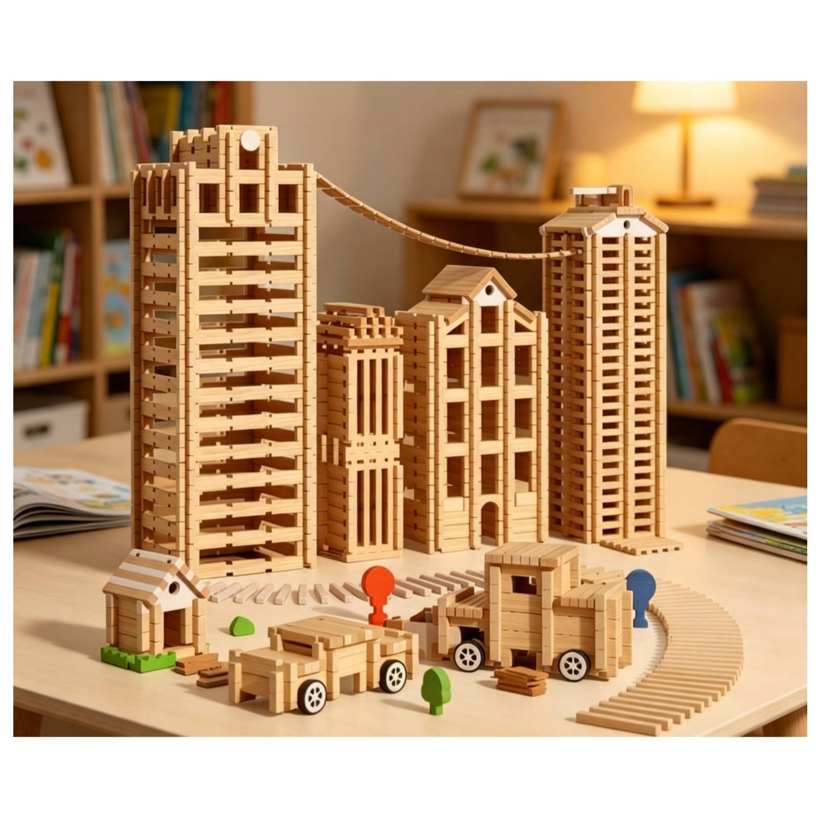 Giocattolo Educativo in Legno Naturale