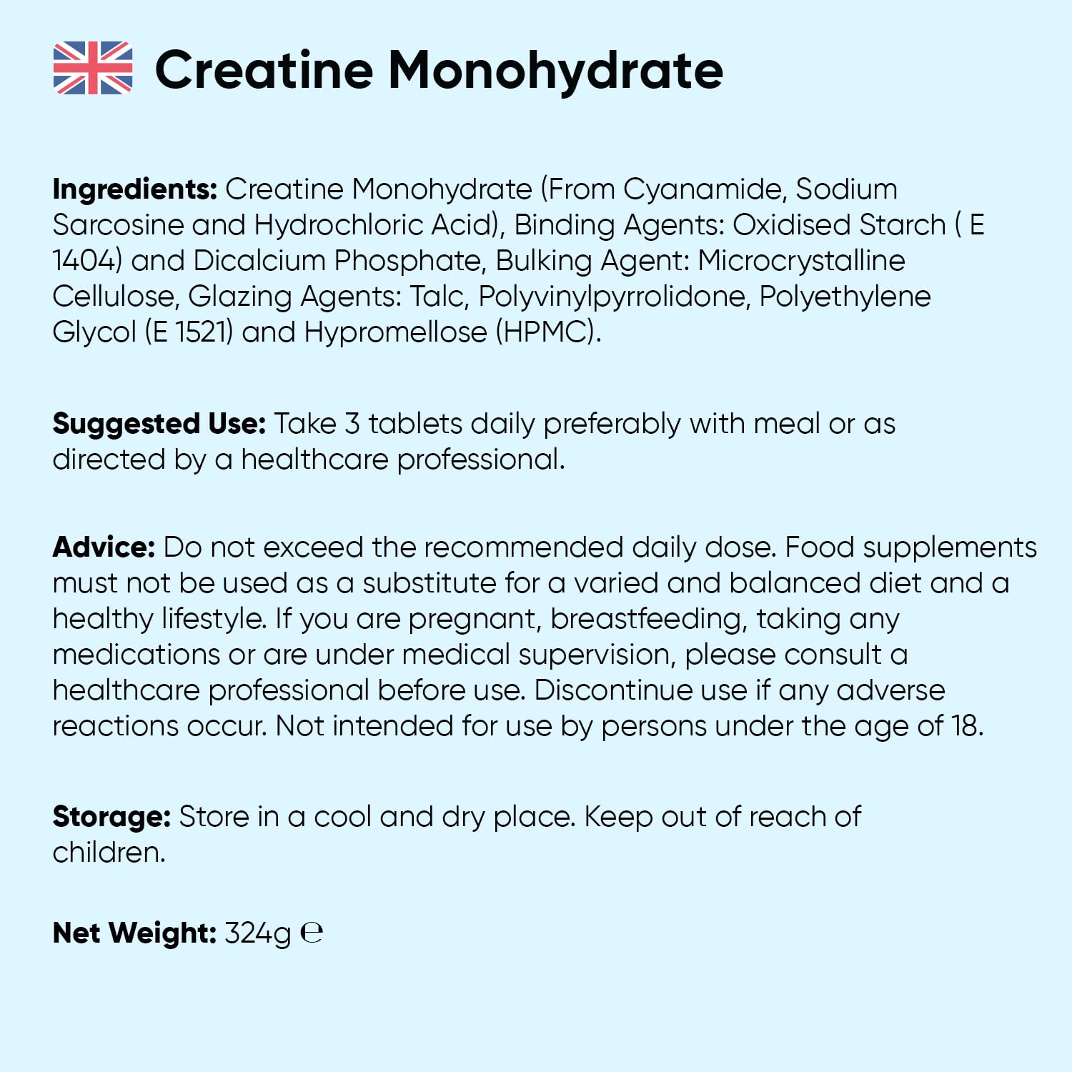 Duo Complémentaire - Creatine avec BCAA - Creatine Monohydrate 270 comprimés Vegan, 3000mg par Portion pour 3 Mois d'Approvisionnement - BCAA Comprimés 2:1:1 Vegan 2000mg, avec Vitamine B6 et B12