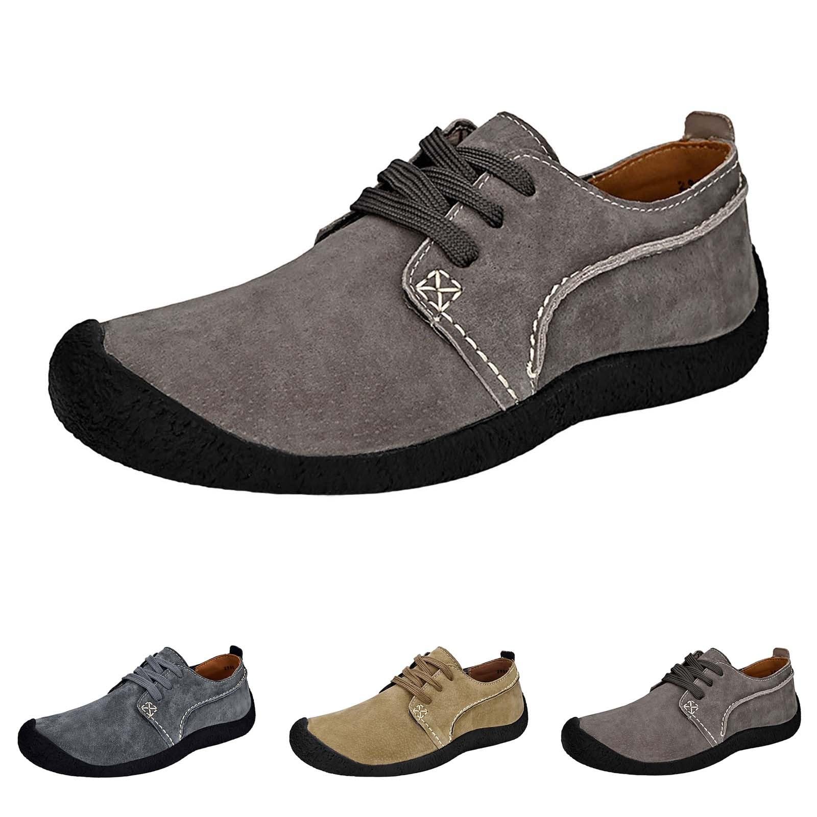 Slip on Sneaker Herren - Laufschuhe Herren leicht atmungsaktiv Slipper Alltag Casual Sportschuhe Rutschfest Walkingschuhe Jogging Fitnessschuhe Verschleißfest Walkingschuhe bequem Barfußschuhe