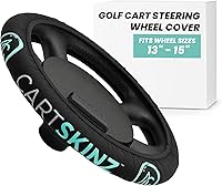 Vista 7 de Neoprene Golf Cart Steering Wheel Cover - Universal Fit (13"-15"), Lightweight, Portable, Machine Washable, Trusted by Golf Industry Pros - 45 Rules
