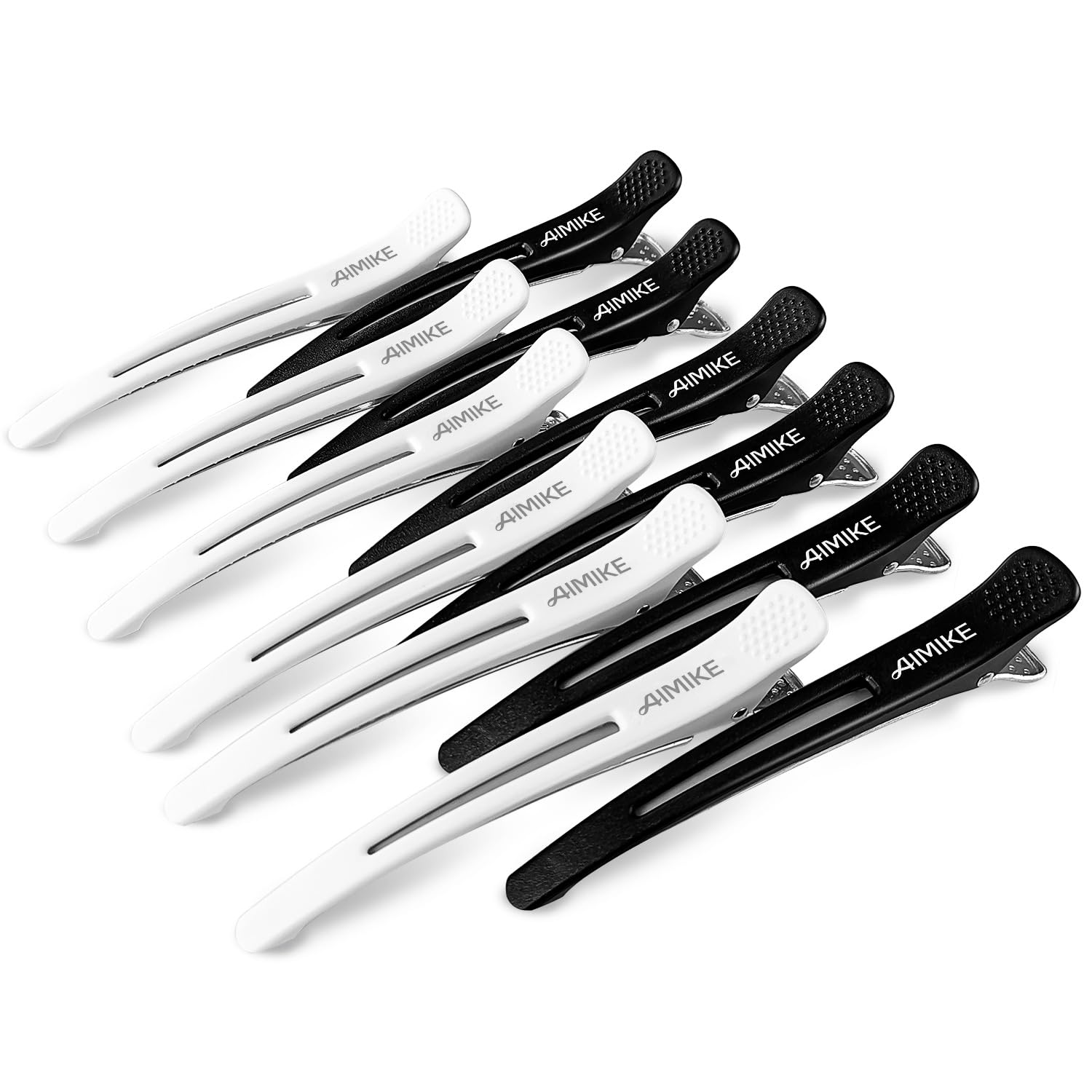 Amazon.co.jp: AIMIKE Hair Clips, 12 Pack ダッカール 跡がつかない 