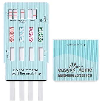 Easy@Home 10 Pack Multi Drug Screen Test, 4 Panel Urine Drug Test