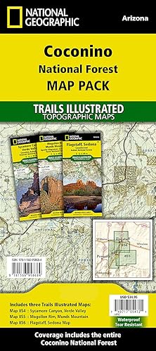 Coconino National Forest [Map Pack Bundle] (National Geographic Trails Illustrated Map)