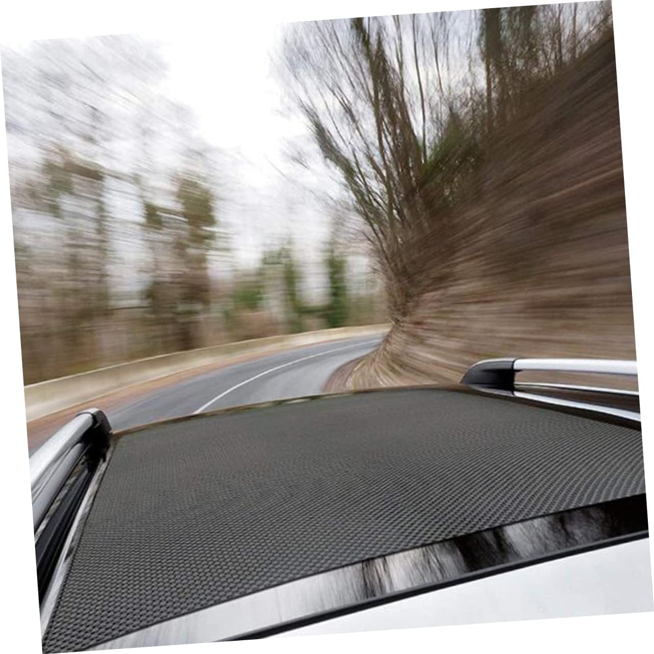 Happyyami 1Pc Car Rooftop Cargo Bag Luggage Carrier for Extra Storage Easy Installation Durable and Weather Resistant Fits All Vehicles with Without Roof Racks