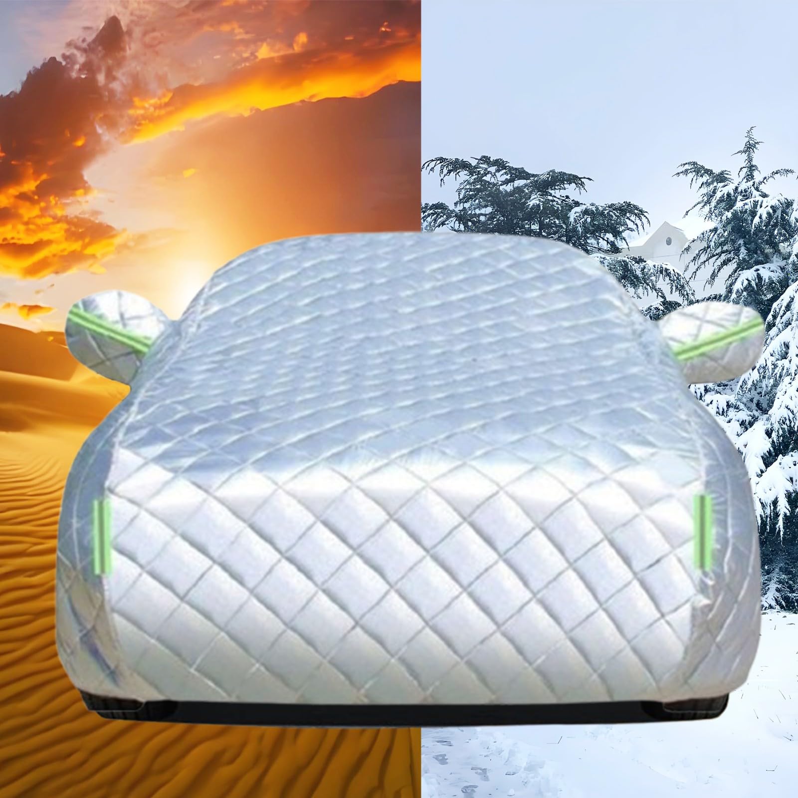 Funda Coche Exterior Antigranizo para Ford Ranger Doppia Cabina XLT 2023-,Impermeable Cubierta de Coche,Todo Clima Cubierta Completa para Automóvil