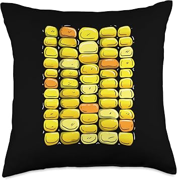 Corn Halloween Costume Funny Corn On The Cob Throw Pillow