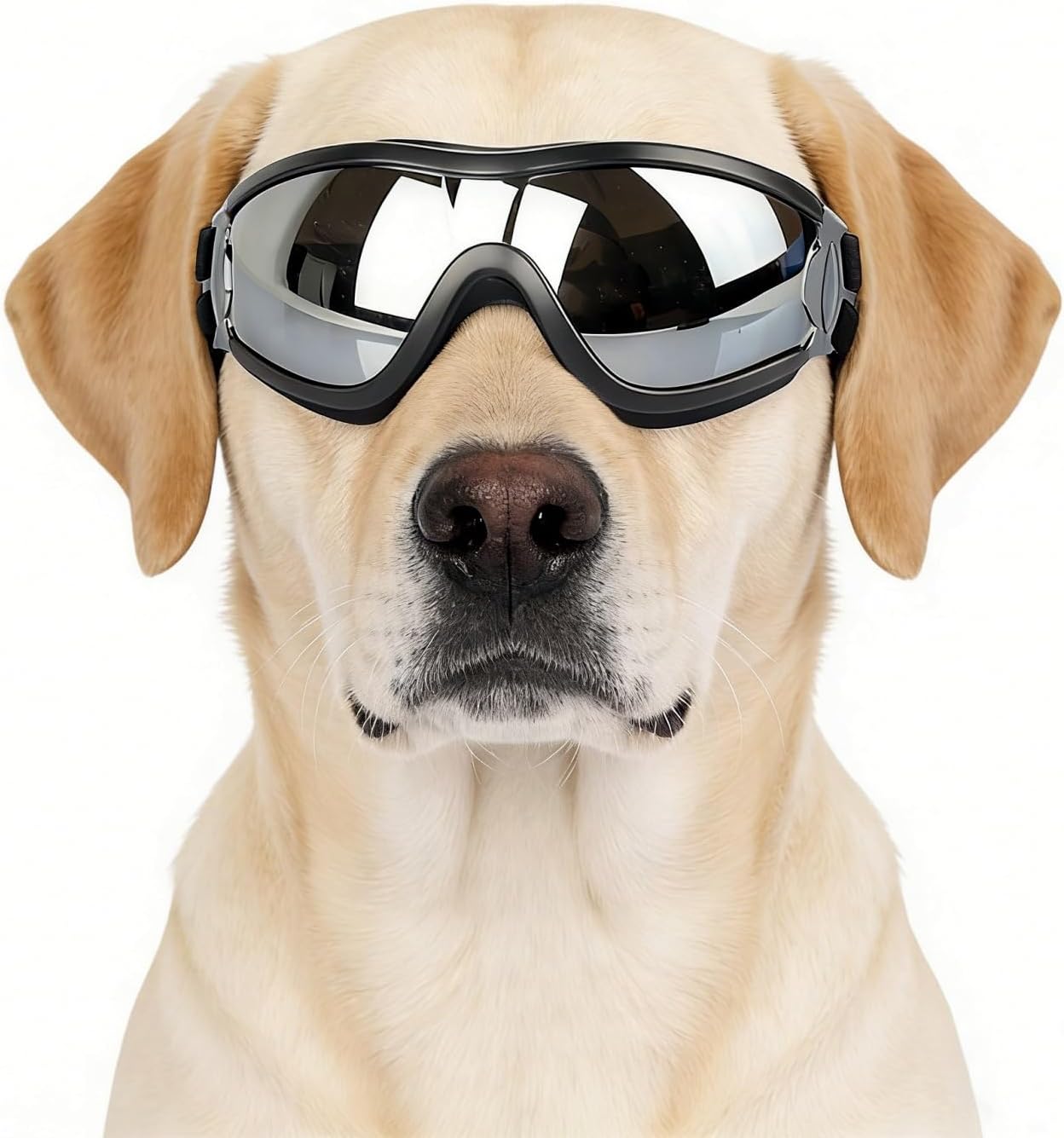 Dog Goggles Anti-UV Pet Sunglasses Waterproof Windproof Eye Protection for Large/Medium Dog