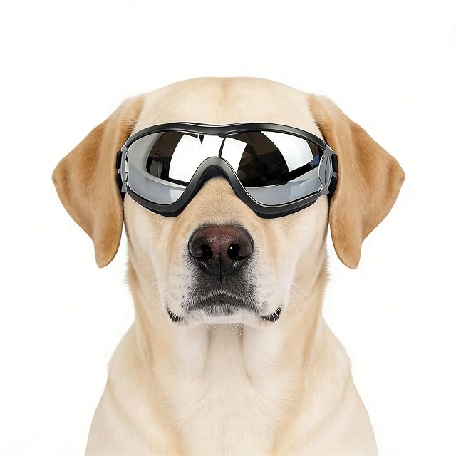 Namsan Gafas de Sol para Perros, Anti-UV, Impermeables, Resistentes al Viento