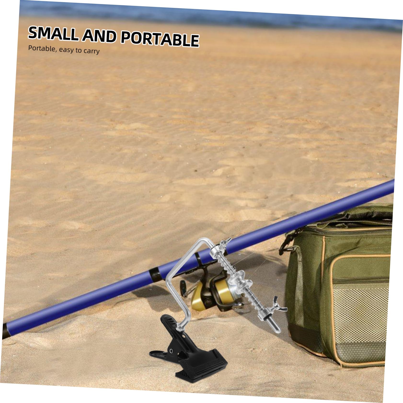 BCOATH Fishing Line Spooler Tool Compact Metal Winder with Tension Spring for Easy Use Portable Fishing Line Winding for Outdoor