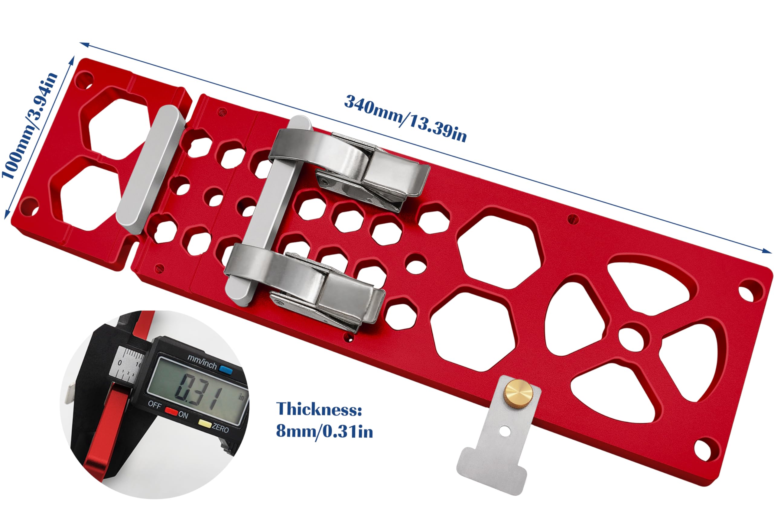 Riho　1113 ViewReal 13.4inch Track Saw Square Guide Red : Amazon.ca