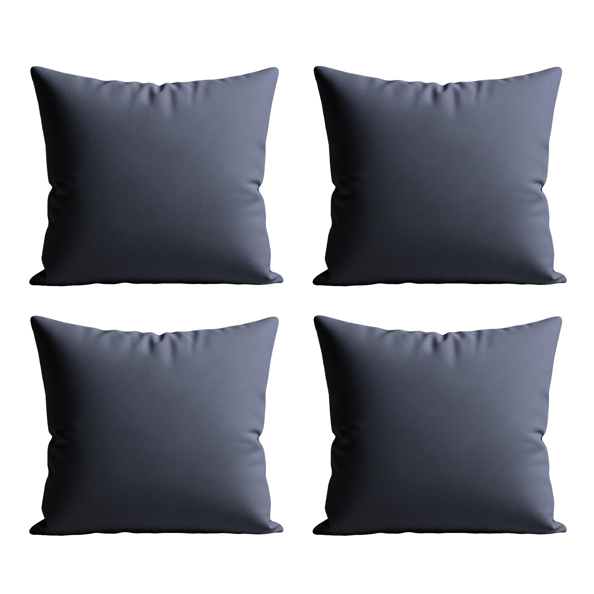 Home Sweet Home UK 100% Waterproof Outdoor Cushion Covers 45x45cm Set Of 4 With Invisible Zippered Outdoor Cushions Covers Waterproof 18"x18" Cushion Cover For Living Room Garden Sofa Bedroom