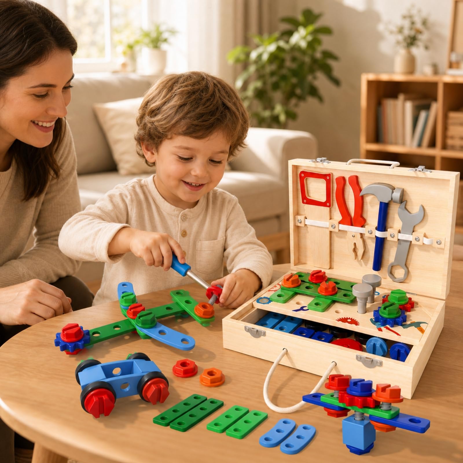 predolo Bricolage en Bois Portable | Éducatif, Jeu D'imitation Bricolage, pédagogie Active, J, pr