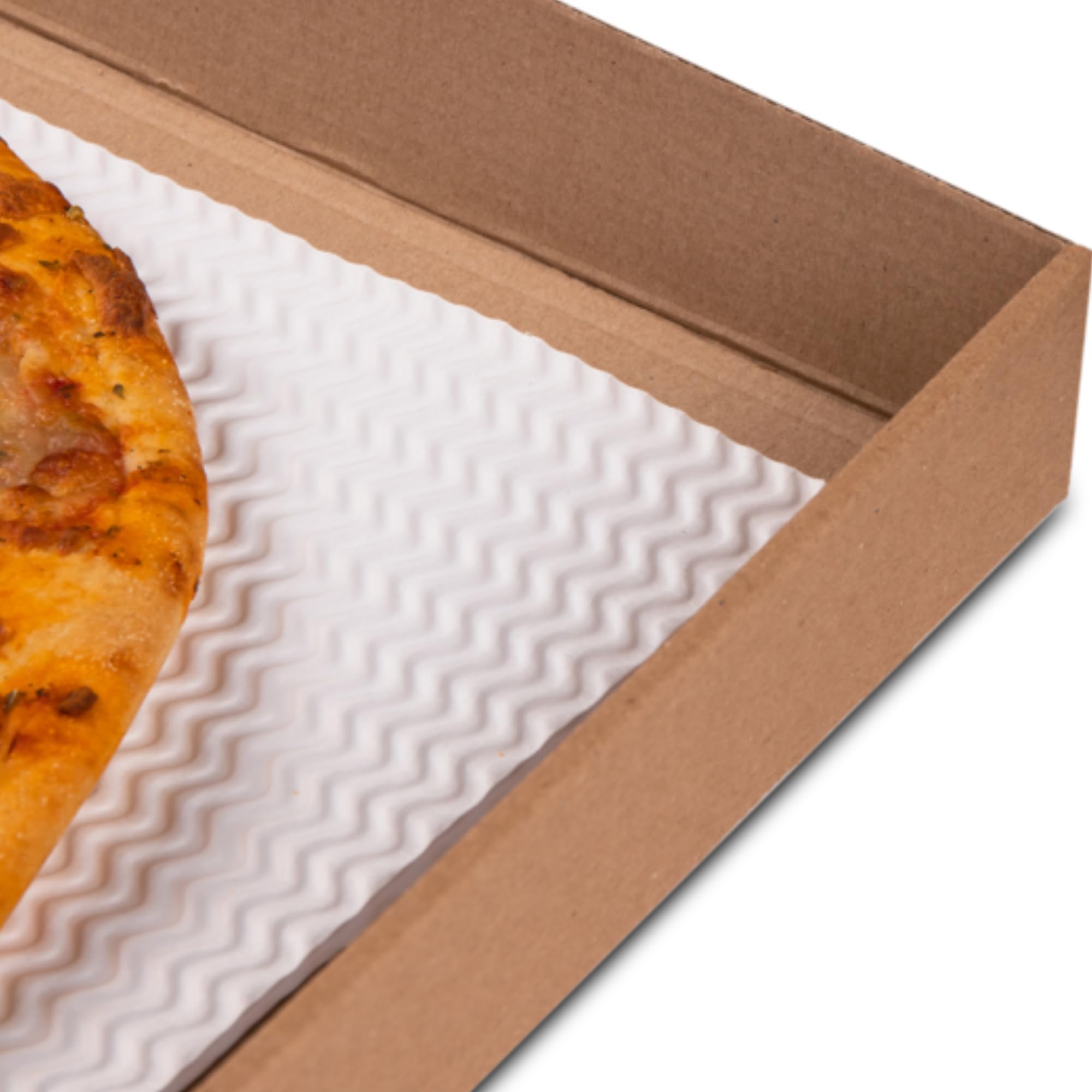 BioPak Inserti per scatola pizza bianca 300mm - cassa di 500