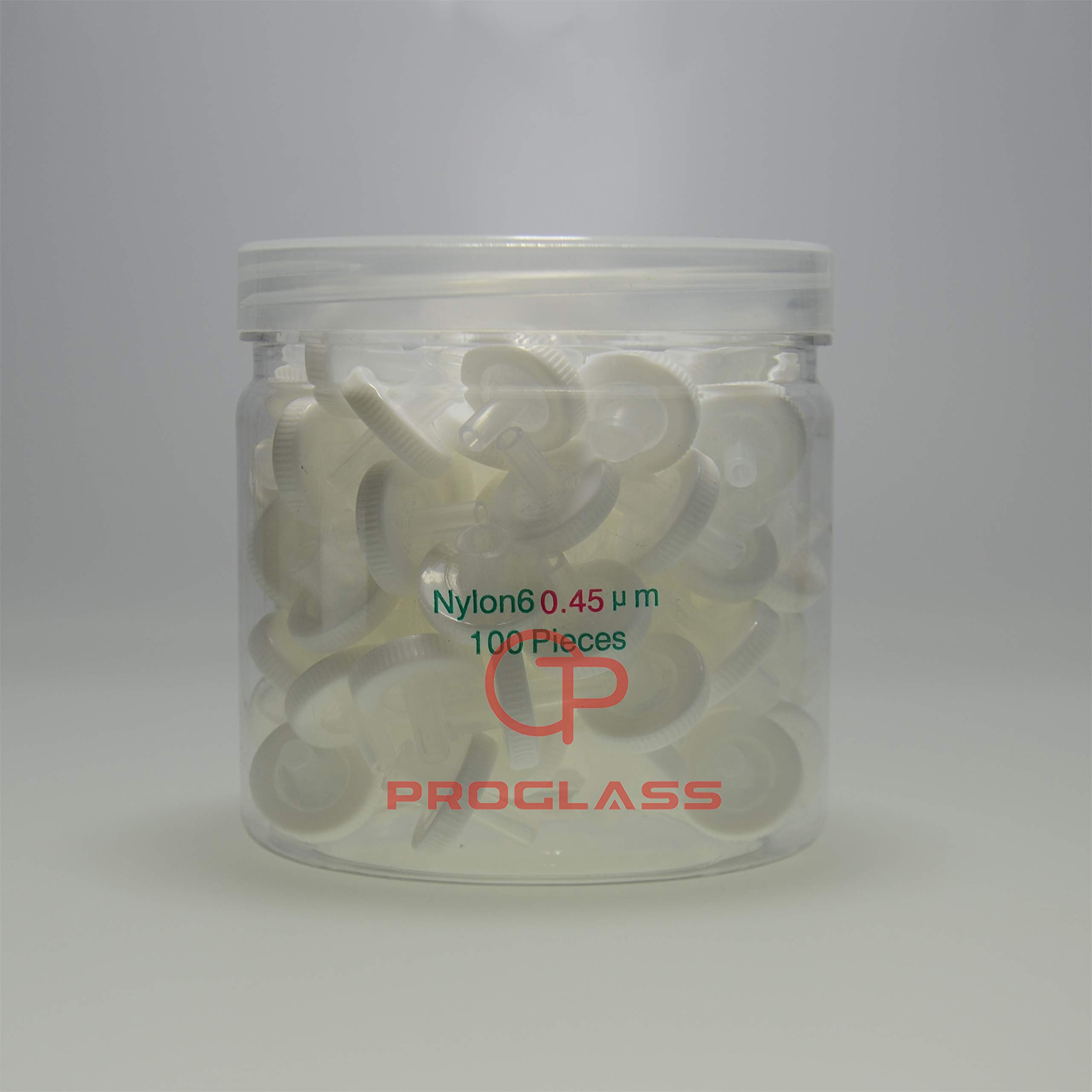 Proglass Syringe Filter 13mm 0.22um Nylon6,100pcs