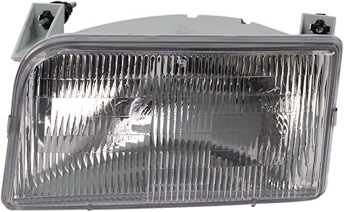 Miniatura 5 de TRQ HLA95284 - Juego de 2 faros delanteros de repuesto para el lado del conductor y del pasajero, compatible con Ford Bronco F-150 1992-1997 F-250