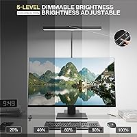 Vista 7 de Kary LED Desk Lamp with Base,Eye-Care Architect Light for Home Office,12W Task Lamp with Adjustable Flexible Gooseneck USB Adapter Touch Control 5