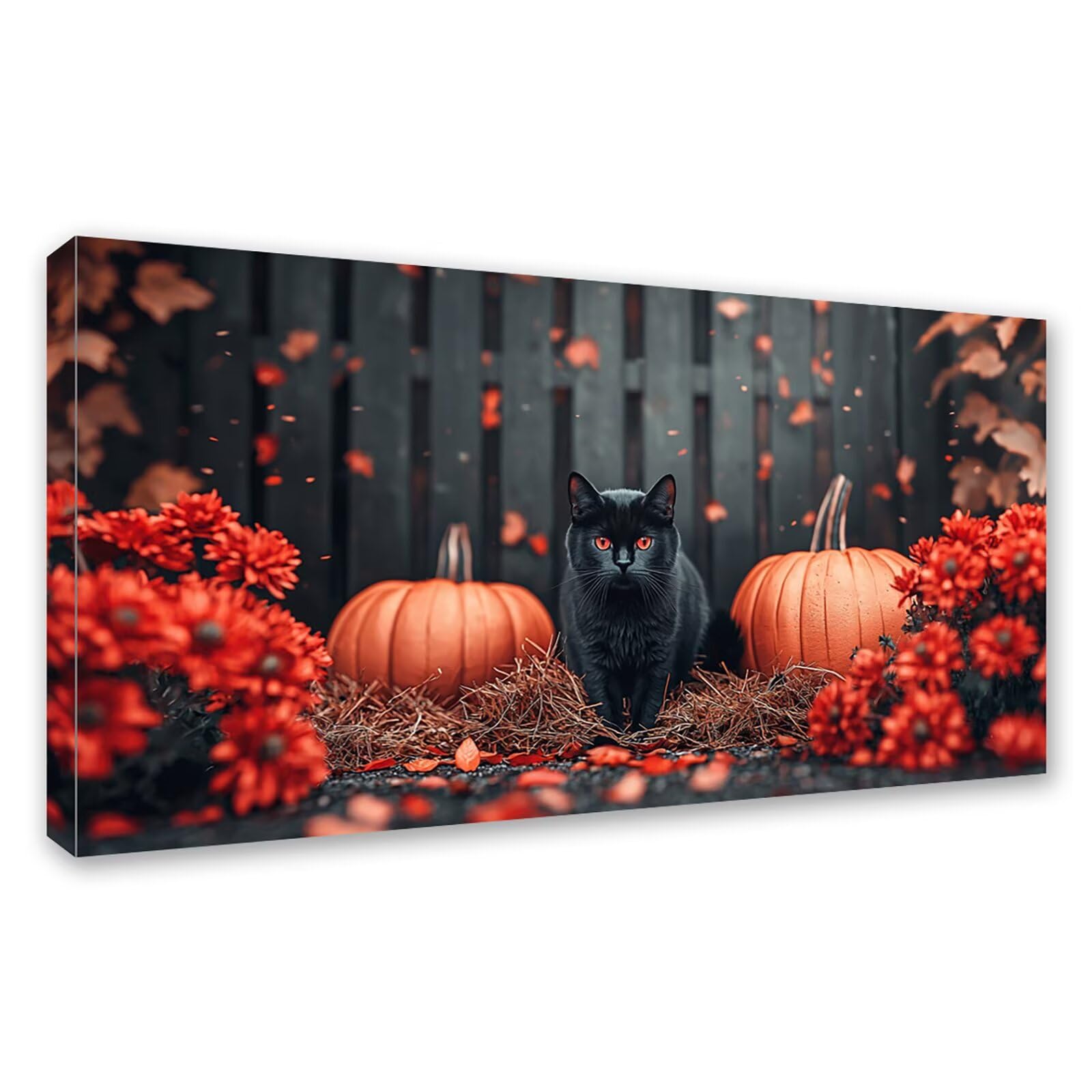 Diamond Painting Grande 160x80cm Calabaza Diamond Painting Adultos, DIY Gato Pintura de Diamante Manualidades Adultos, 5D Cuadrado Rhinestone Bordado Punto de Cruz para Home Decoration Regalo 0J-803