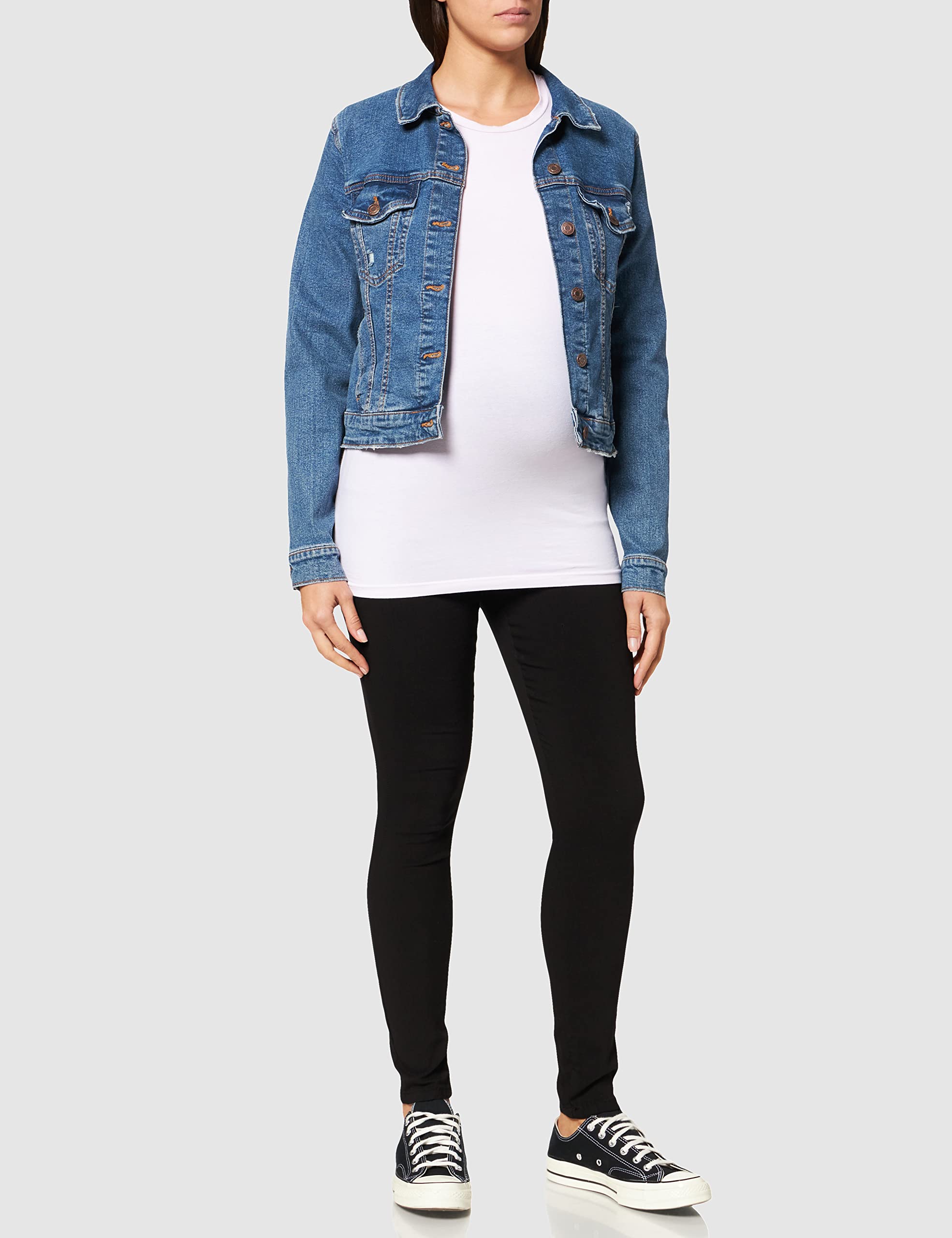 Mamalicious Mllucy Pantalon Slim Noir A. Noos - Pantalons - Pantalon - Femme