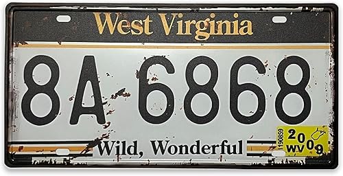 Miniatura 19 de KETMEDI Placa de matrícula retro de metal, 12"X6", señalización decorativa, 50 piezas de decoración para auto, decoración de habitación, diseño de