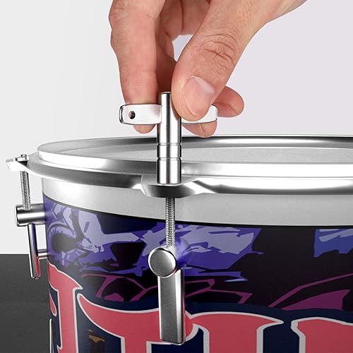 Miniatura 5 de Facmogu Llaves de tambor, paquete de 3 llaves de afinación de tambor con llave de velocidad de movimiento estándar continuo, llavero universal de