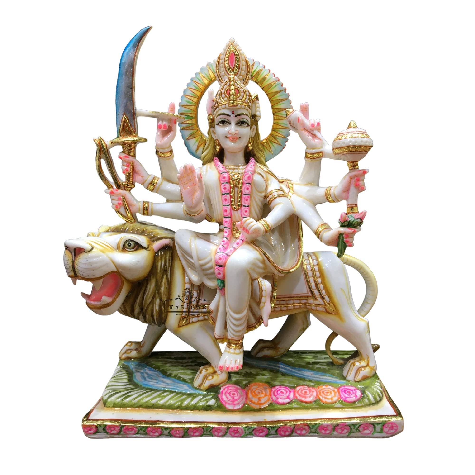 Buy Durga Statue Large Marble Durga Murti Shaila Putri Kali Sculpture