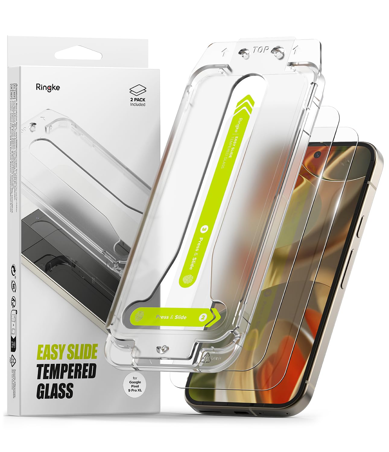 Verre trempé Google Pixel 9 Pro XL transparent pour écran antichoc - 7