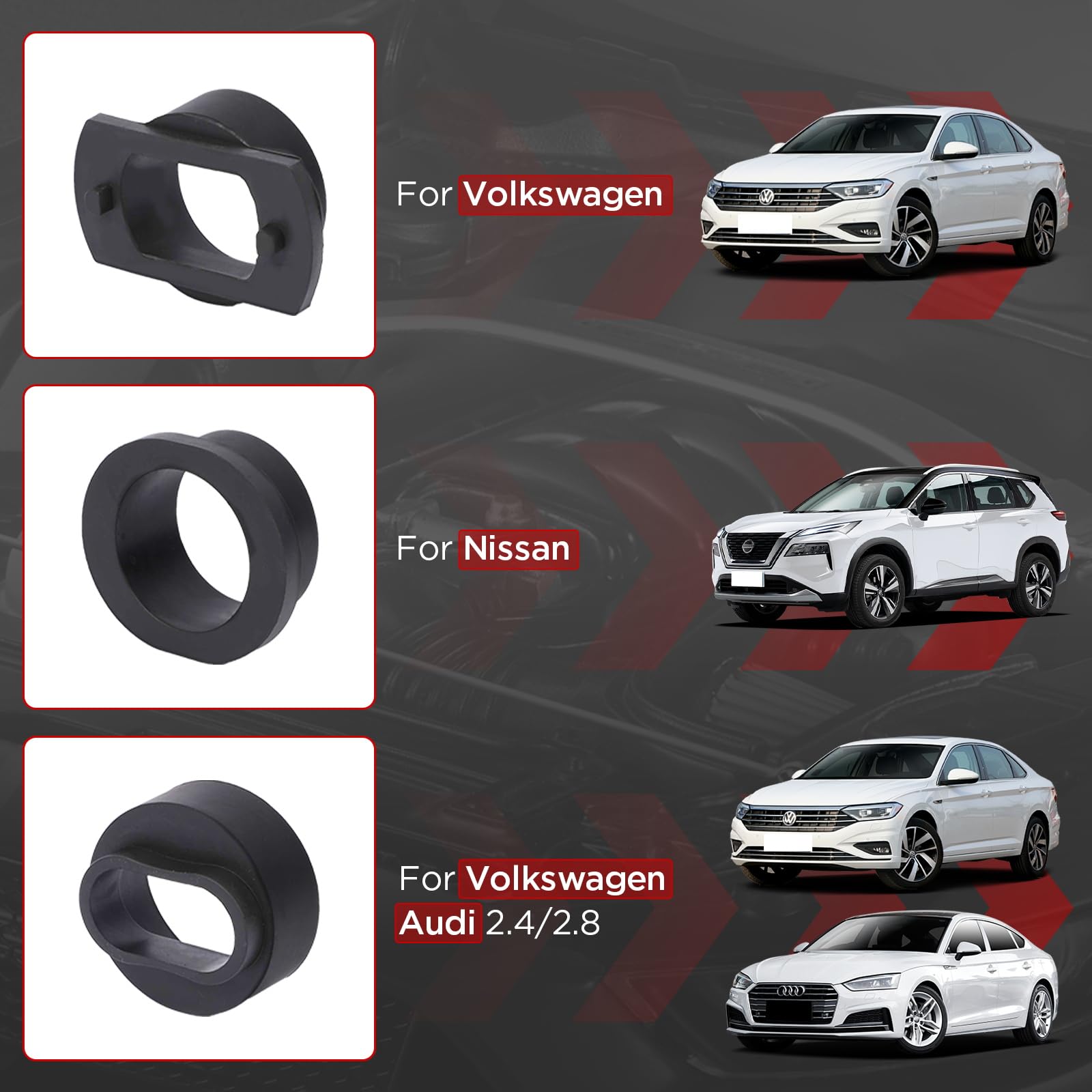 18 piezas de adaptadores para chorreadora de cáscara de nuez HTS558, aptos para chorreadoras de cáscara de nuez, compatibles con Vw, Volvo, Toyota, Honda, Nissan,BMW