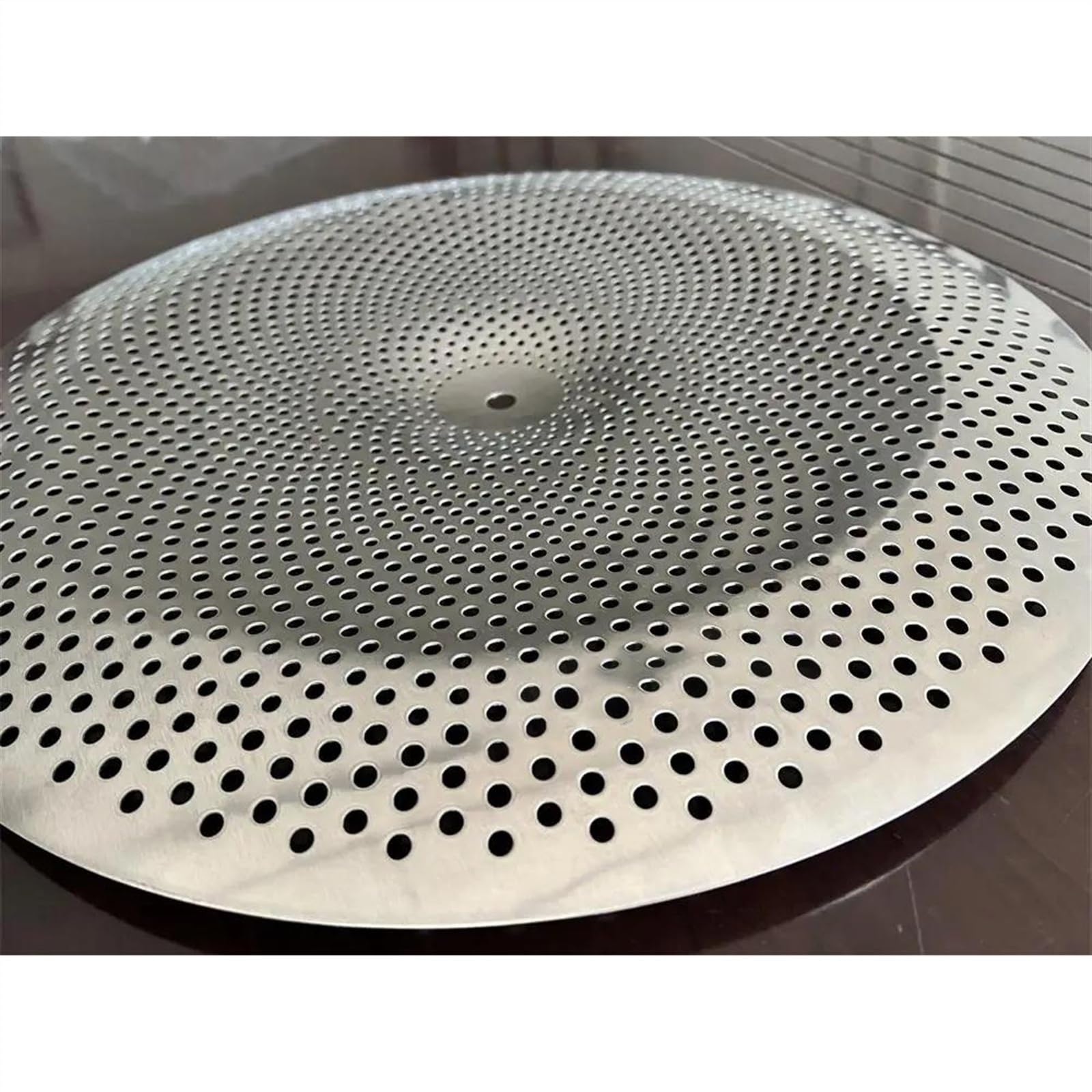 Cymbale En Alliage Argenté À Faible Volume, Cymbale Chinoise De 16 Pouces Pour Batterie Accessoires pour Percussions