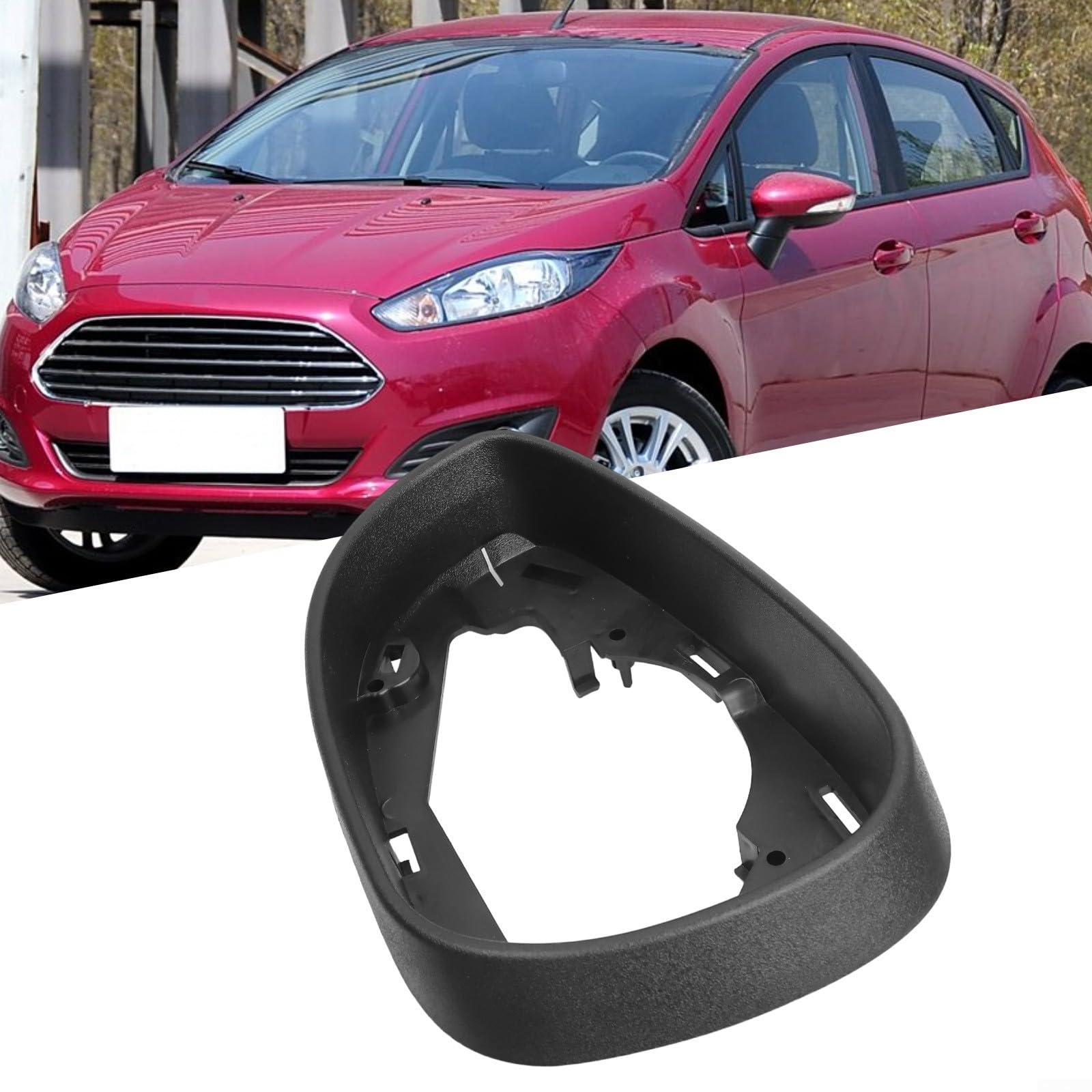 Ford Fiesta 08 - 17 Wing Mirror Cover Lh Or Rh Side In Morello