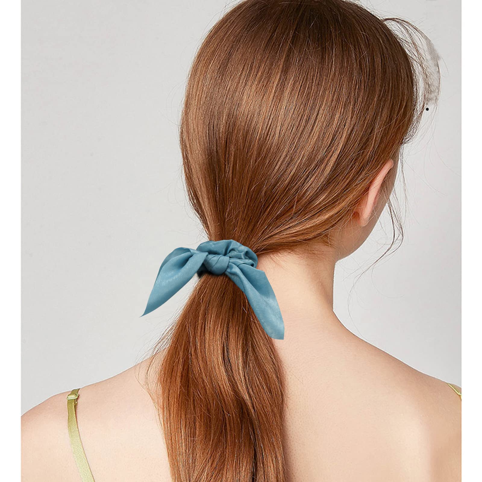 Summer Hair Scrunchies   Wrinkle Cotton Scrunchie: Large Spring Summer Hair Tie main image 3