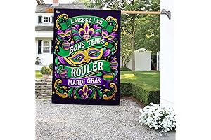 Laissez Les Bons Temps Rouler Mardi Gras Flag
