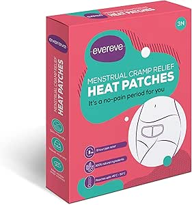 Evereve Period Pain Relief Heat Patches, Pack of 3, For Period Pain ...