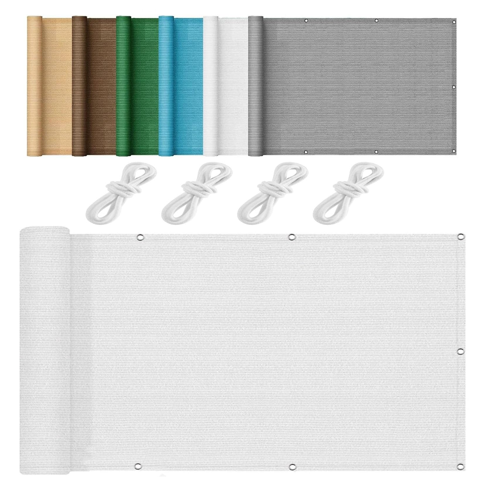 Voile d'ombrage extérieur 250x330 cm pour créer de l'ombre sur la terrasse