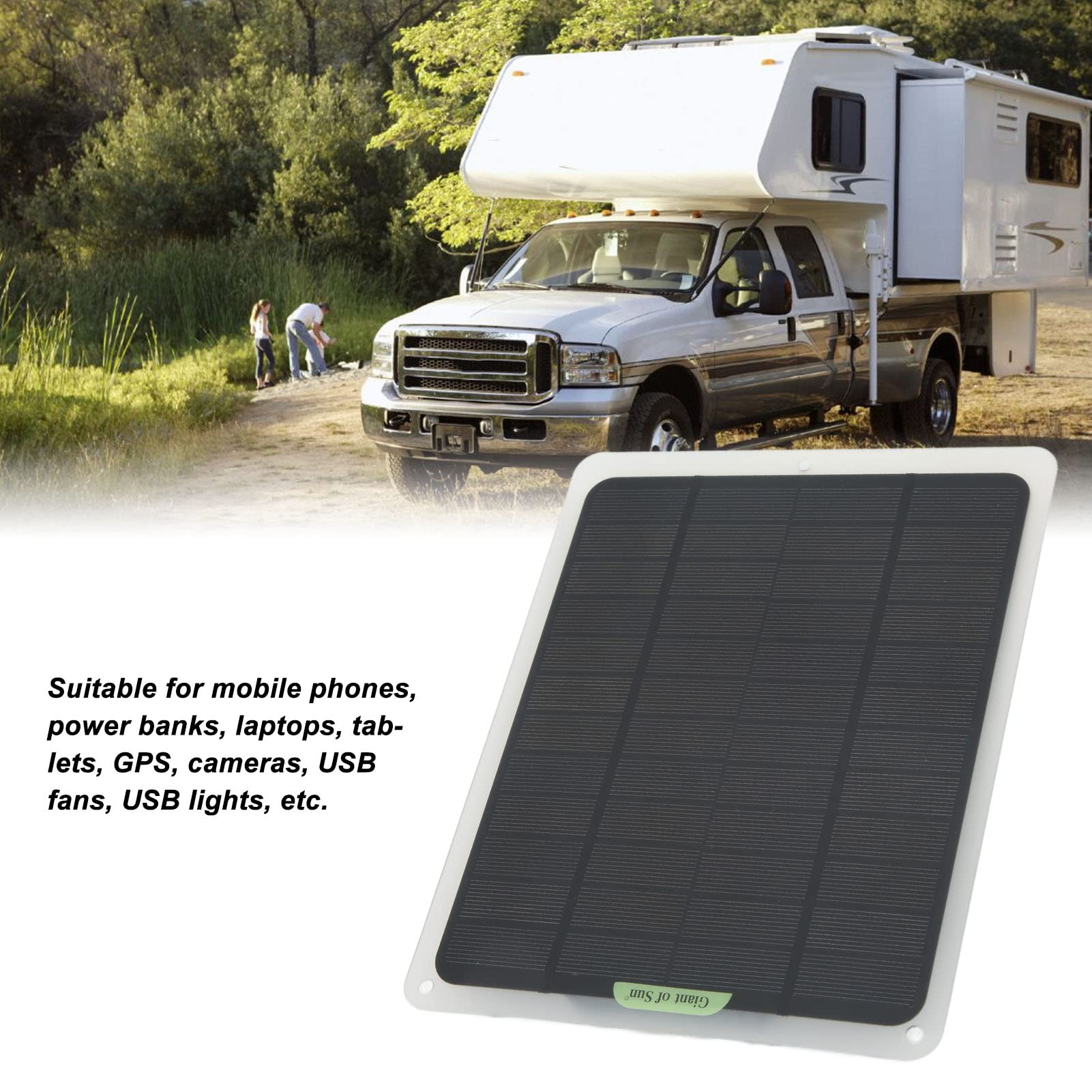 Nicesolar 20W 12V Solar Panel Kit Monocrystalline Off Grid System