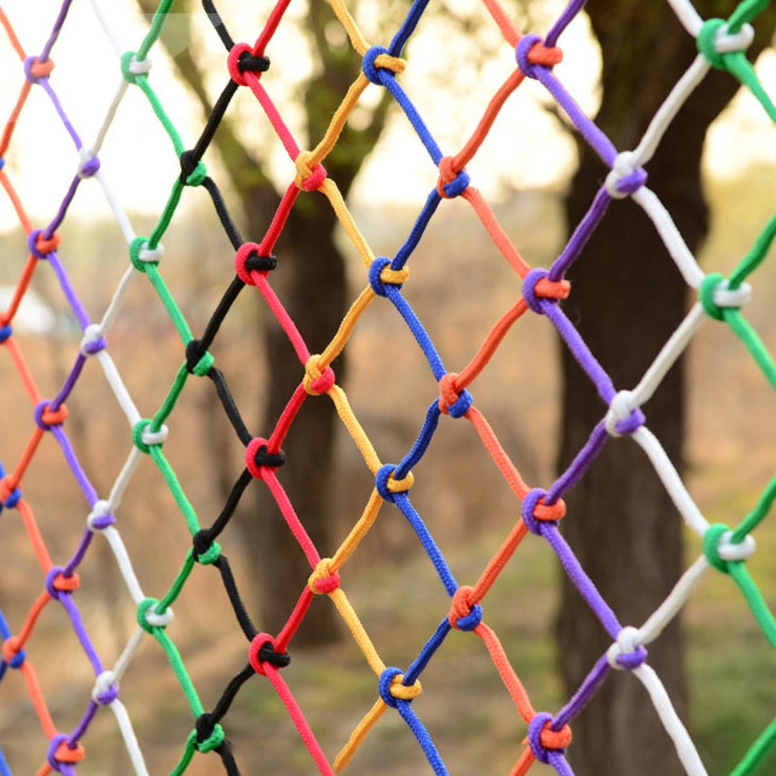 Garde-Corps Protection Corde De Chanvre Maille Tissée Filet De Sécurité Enfants Aire De Jeux Filet d'escalade Prévention Chutes D'escalier Décoration Plafond Filet Isolant Net Diverses Spé(Size:1x8m