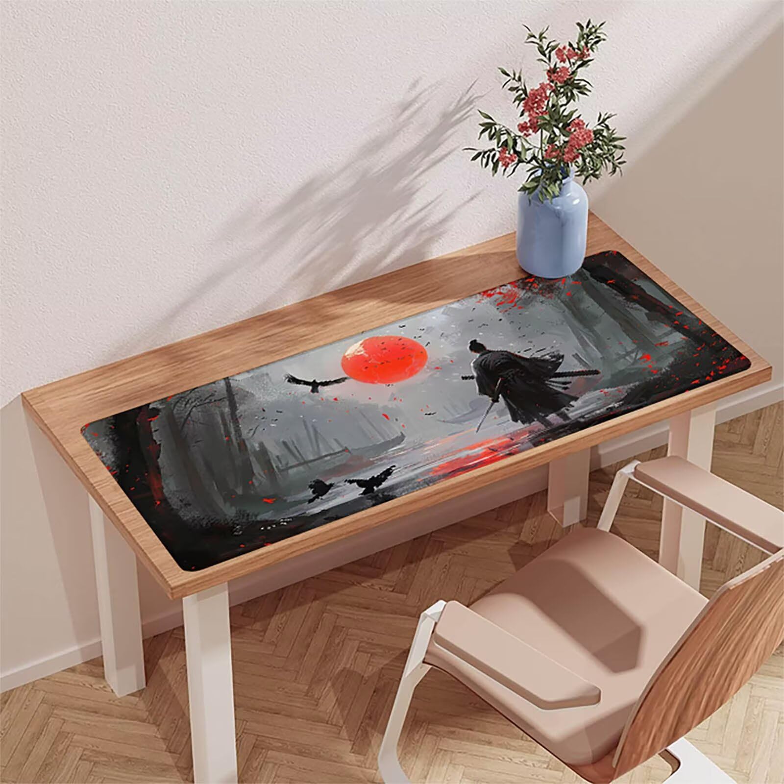 Szara podkładka pod mysz do gier, podkładka pod mysz XXL 1600x800x3mm, mata na biurko ze zszytymi krawędziami, podkładka pod mysz poprawia dokładność i szybkość, akcesoria biurowe i akcesoria do gier