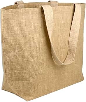 Amazon.com: Large Reusable Jute Tote Bags Burlap Totes with
