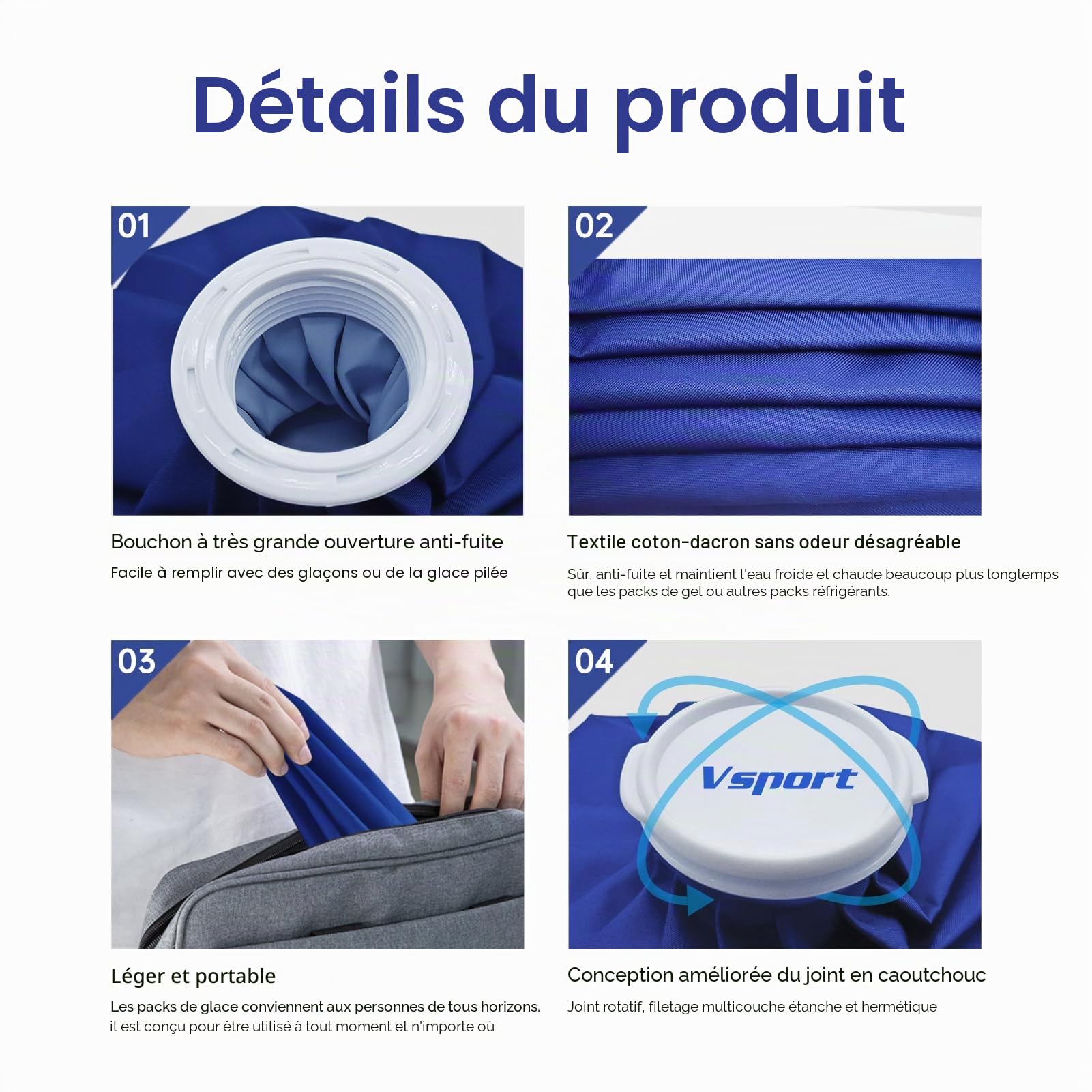 Lot De 8 Poches De Gel Réfrigérant – 200 Ml Chacune, Réutilisables, En PE – Pour Gilets Fraîcheurs, Blessures, Conservations Aliments, Plein Air