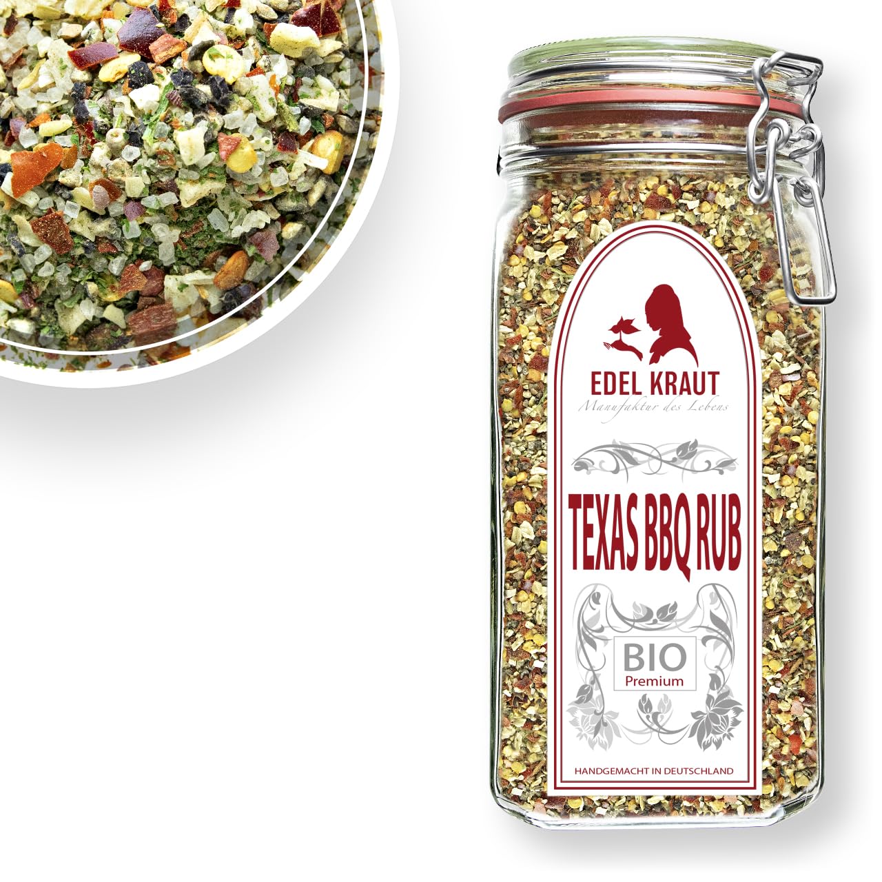 EDEL KRAUT BIO Texas BBQ Rub 850g BIO Gewürzmischung