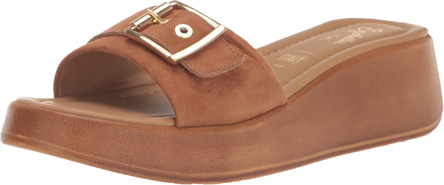 Seychelles Women's Cherry Heeled Sandal, Cognac, 8.5