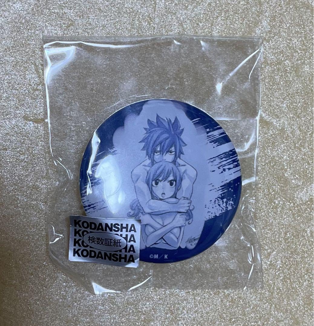 フェアリーテイル グレイ ジュビア スタンド缶バッジ ガチャトク 