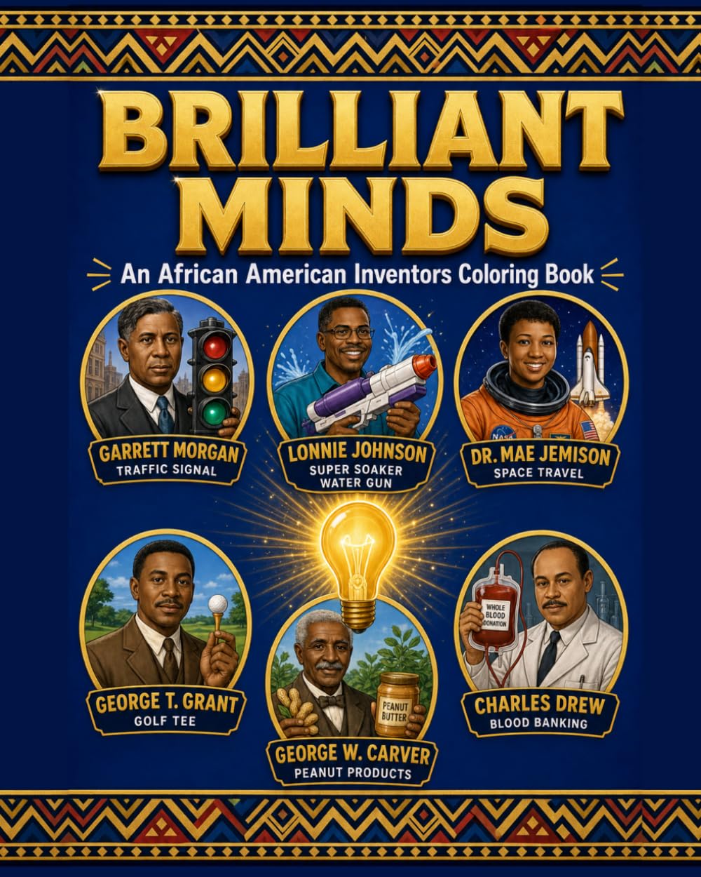Brilliant Minds: An African American Inventors Coloring Book