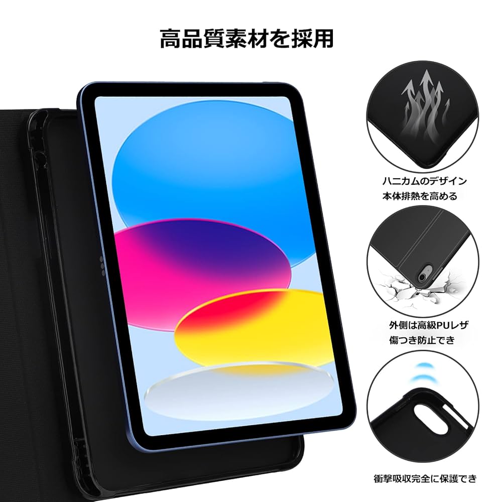 Amazon.co.jp: [2024年最新型] iPad 第10世代 キーボードケース