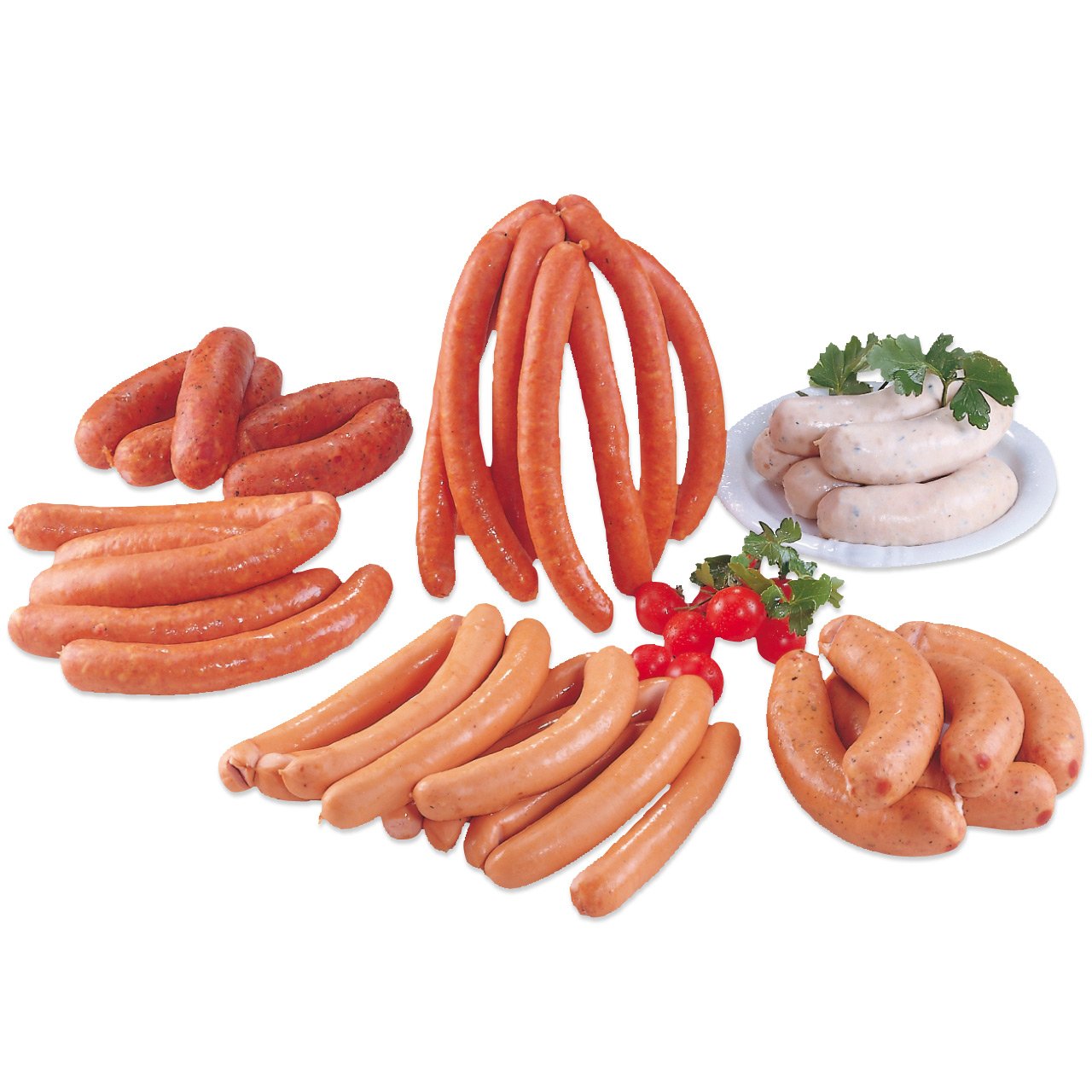 Landmetzger Schiessl's - Würstl-Paket - Inhalt: ca. 2,3kg
