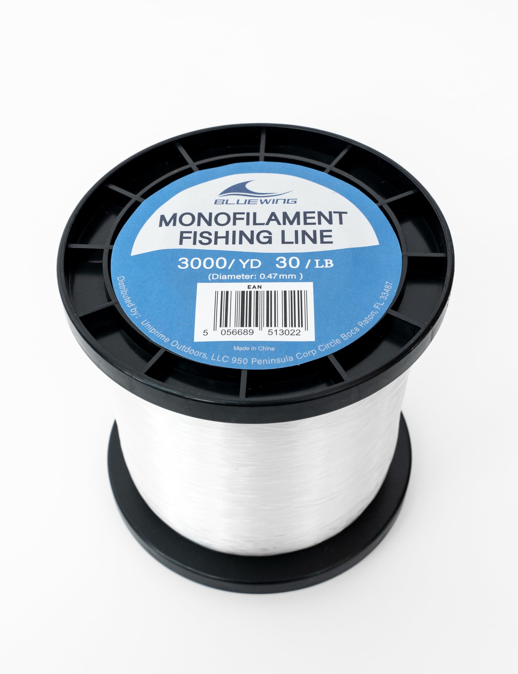BLUEWING Monofilament Fishing Line Clear Mono Fish Wire Thin Diameter String 6-400 lbs, 50-3000 Yards