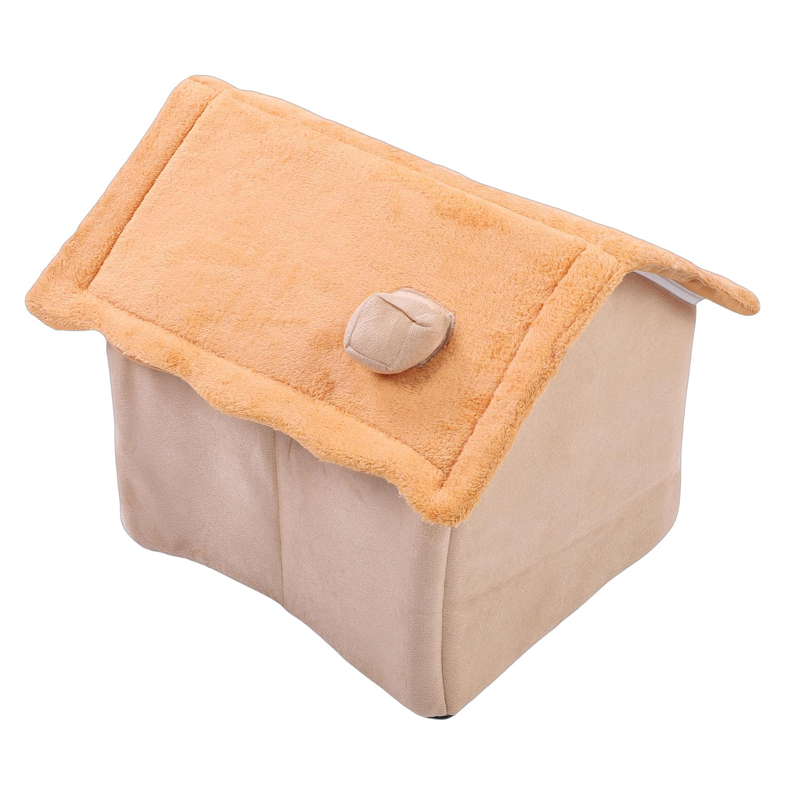 Tenda per Cuccia per Animali Domestici, Cucce per Gatti e Condomini Antiscivolo in Tessuto Caldo e Confortevole Simpatico Orsetto per Lettino per Gatti con Cuscino per le Stagioni Tenda