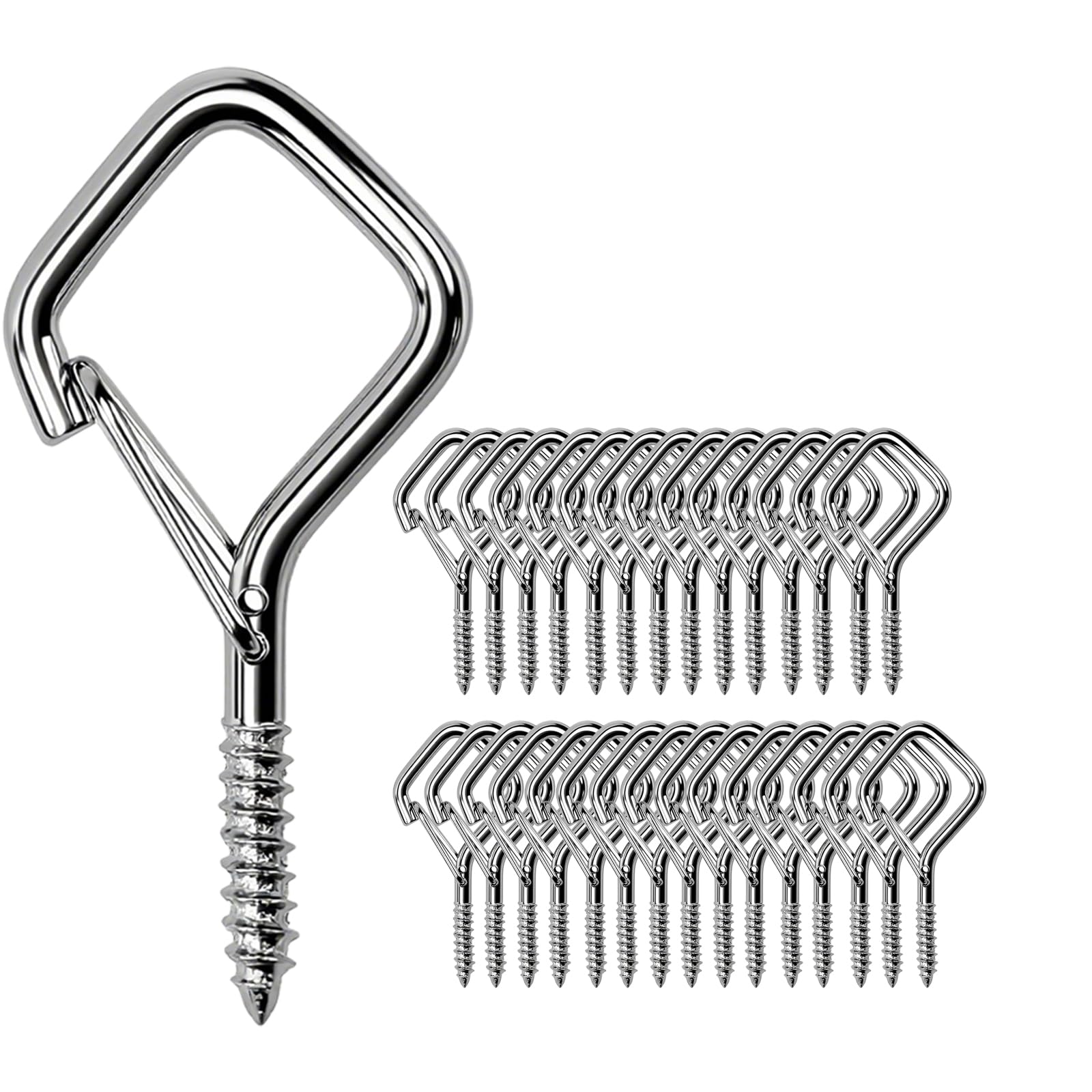 Small Screw-In Hooks - 30 Pack -16 Small Screw-In Hooks - 30 Pack -16